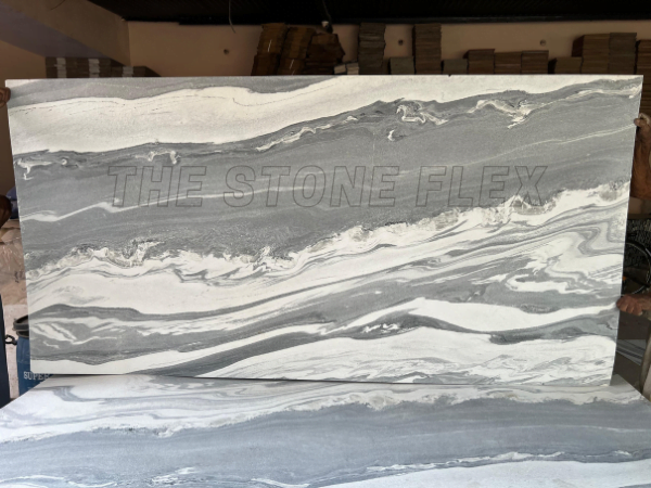 Panda White Stone Veneer Sheet